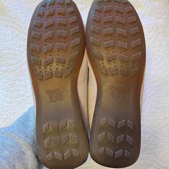 Geox Respira Suede Driving Shoe Loafer Slip On Moccasin Flat Leather Gray 6.5 37 - Picture 11 of 11